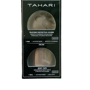 Tahari Silicone Protective Nipple Covers & Body Tape Nude 03 Smooth Coverage NEW